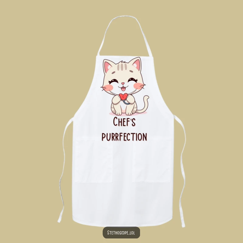 Funny Cat Doctor Apron: Kitchen Care and a Perfect Funny Gift