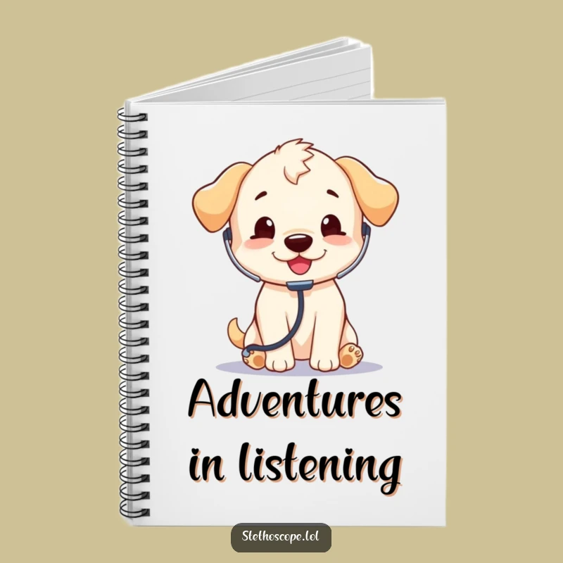 Funny Puppy Doctor Notebook: Jot Down Paws-itive Notes